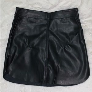 forever21 faux leather skirt